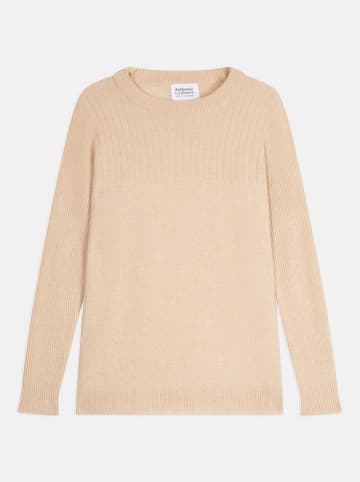 AUTHENTIC CASHMERE Kaszmirowy sweter "Daria" w kolorze beżowym
