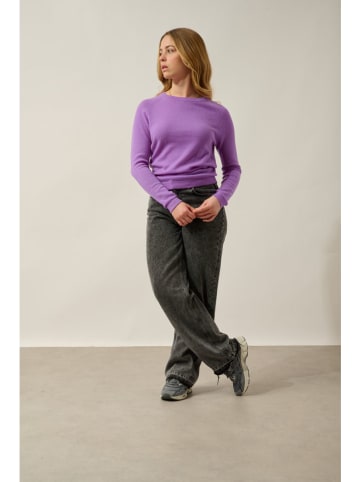 AUTHENTIC CASHMERE Kasjmieren trui "Ecrin" paars