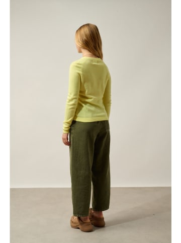 AUTHENTIC CASHMERE Kaszmirowy sweter "Ecrin" w kolorze żółtym