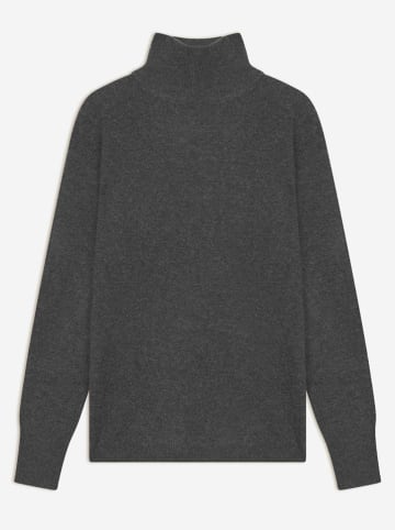 AUTHENTIC CASHMERE Kaszmirowy sweter "Eileen" w kolorze antracytowym