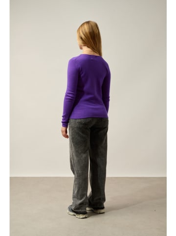 AUTHENTIC CASHMERE Kaszmirowy sweter "Epéna" w kolorze fioletowym