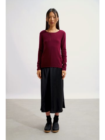 AUTHENTIC CASHMERE Kaschmir-Pullover "Epéna" in Bordeaux