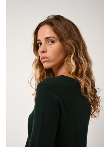 AUTHENTIC CASHMERE Kaschmir-Pullover "Epéna" in Dunkelgrün