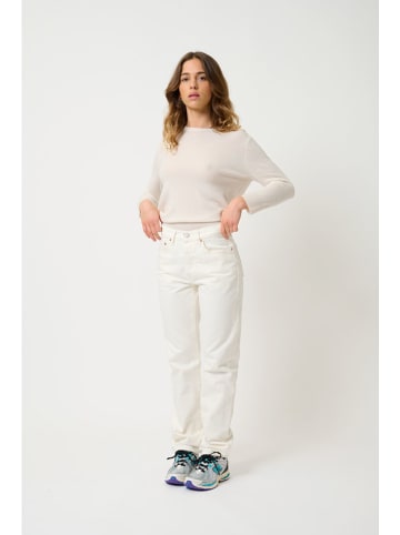 AUTHENTIC CASHMERE Kaszmirowy sweter "Estaris" w kolorze białym