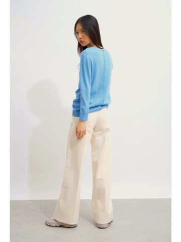 AUTHENTIC CASHMERE Kaschmir-Pullover "Estaris" in Blau