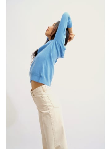 AUTHENTIC CASHMERE Kasjmieren trui "Estaris" blauw