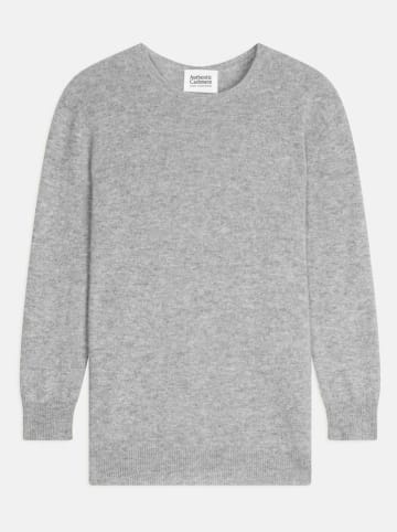 AUTHENTIC CASHMERE Kaszmirowy sweter "Estaris" w kolorze jasnoszarym