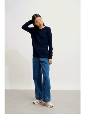 AUTHENTIC CASHMERE Kaszmirowy sweter "Etret" w kolorze granatowym