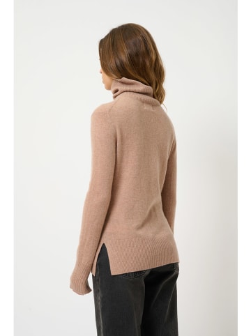 AUTHENTIC CASHMERE Kaschmir-Rollkragenpullover "Fornet" in Hellbraun