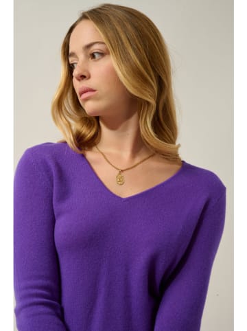 AUTHENTIC CASHMERE Kasjmieren trui "Galise" paars