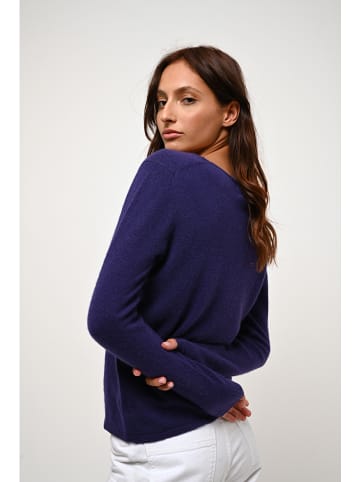 AUTHENTIC CASHMERE Kaszmirowy sweter "Galise" w kolorze fioletowym