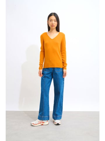 AUTHENTIC CASHMERE Kaszmirowy sweter "Galise" w kolorze pomarańczowym