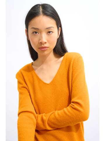 AUTHENTIC CASHMERE Kasjmieren trui "Galise" oranje