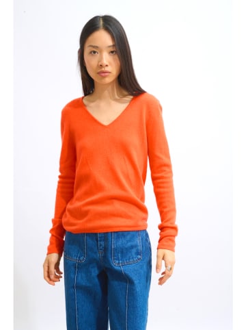 AUTHENTIC CASHMERE Kaszmirowy sweter "Galise" w kolorze pomarańczowym