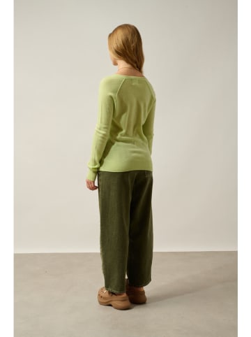 AUTHENTIC CASHMERE Kasjmieren trui "Giusalet" lichtgroen