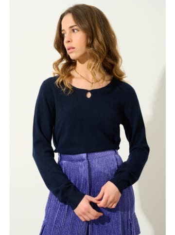 AUTHENTIC CASHMERE Kaschmir-Pullover "Glyder" in Dunkelblau