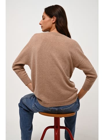 AUTHENTIC CASHMERE Kaschmir-Pullover "Goléon" in Beige