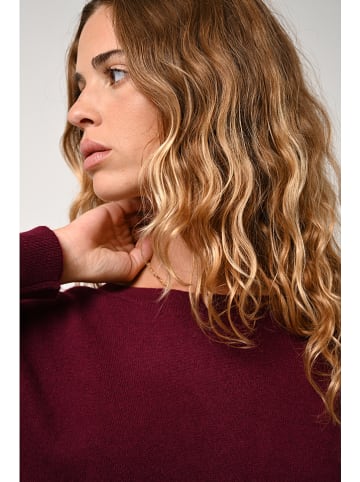 AUTHENTIC CASHMERE Kasjmieren trui "Goléon" bordeaux