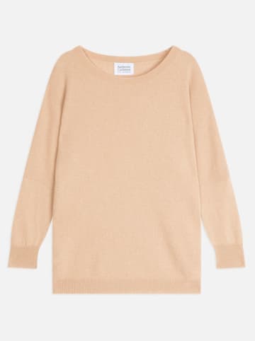 AUTHENTIC CASHMERE Kaszmirowy sweter "Goléon" w kolorze beżowym