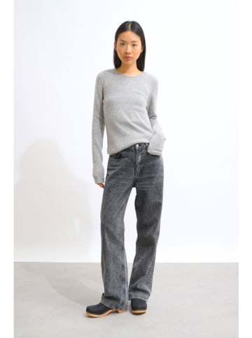 AUTHENTIC CASHMERE Kaszmirowy sweter "Ivy" w kolorze szarym