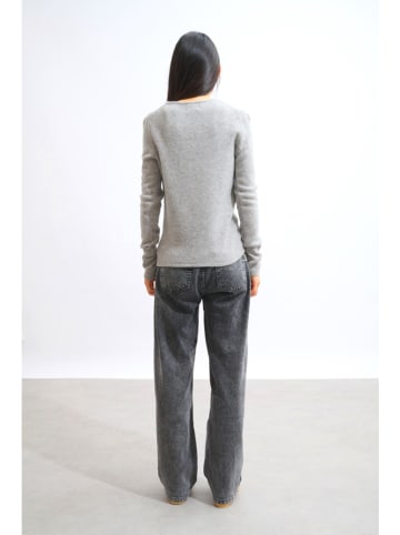 AUTHENTIC CASHMERE Kaszmirowy sweter "Ivy" w kolorze szarym