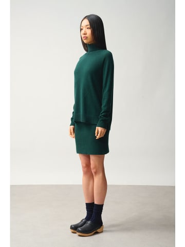 AUTHENTIC CASHMERE Kaschmir-Rollkragenpullover in Dunkelgrün