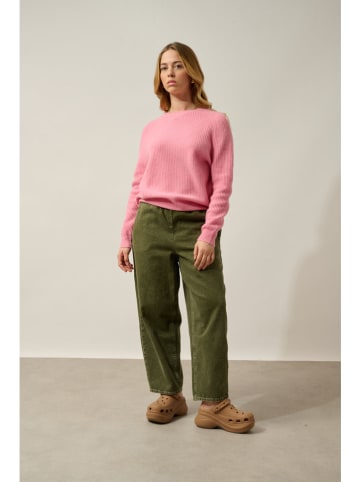 AUTHENTIC CASHMERE Kasjmieren trui "Oceane" lichtroze