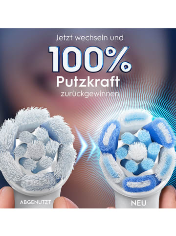 Oral-B 8er-Set: Ersatz-Bürstenköpfe "iO Ultimative Reinigung" in Weiß
