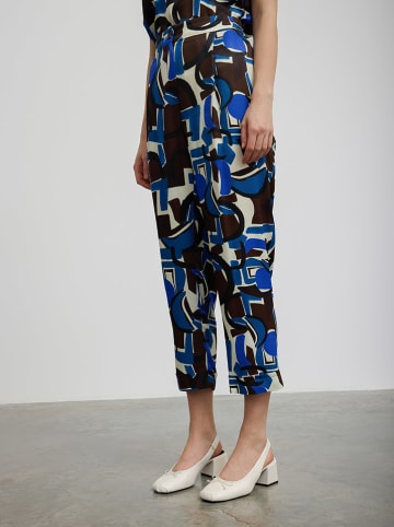 BGN Broek blauw/bruin