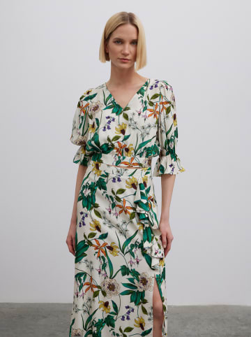 BGN Bluse in Weiß/ Grün