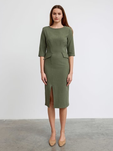 BGN Sukienka w kolorze ciemnozielonym