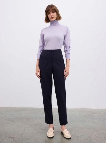 BGN Spodnie w kolorze granatowym