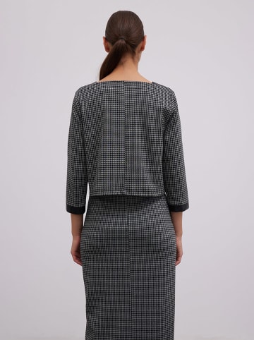 BGN Bluse in Schwarz/ Grau