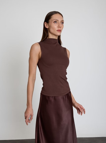 BGN Blusentop in Braun