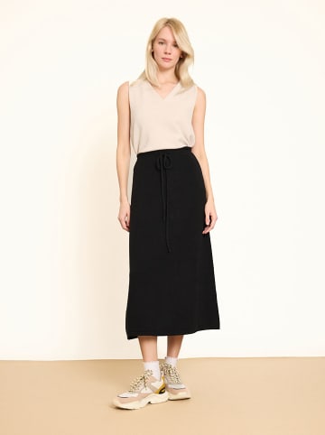 BGN Spódnica dzianinowa w kolorze czarnym