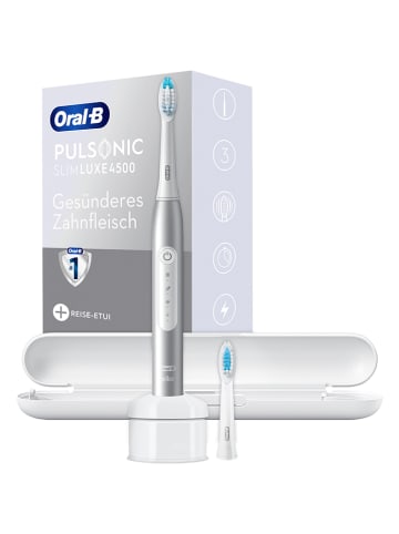 Oral-B Schallzahnbürste "Pulsonic Slim Luxe 4500" in Silber