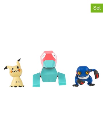 Pokémon 3-delige set: speelfiguren "Croagunk, Mimikyu & Porygon" - vanaf 4 jaar