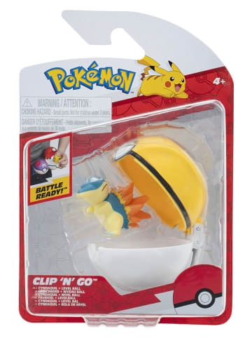 Pokémon 2-delige set: speelfiguren "Cyndaquil with Level Ball" - vanaf 4 jaar