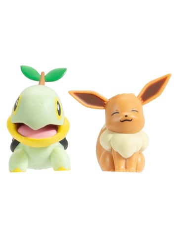 Pokémon 3tlg. Spielfiguren-Set "Eevee #2 & Turtwig" - ab 4 Jahren