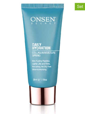 Onsen Kremy nawilżające (2 szt.) "To Go Daily Hydration" - po 35 ml