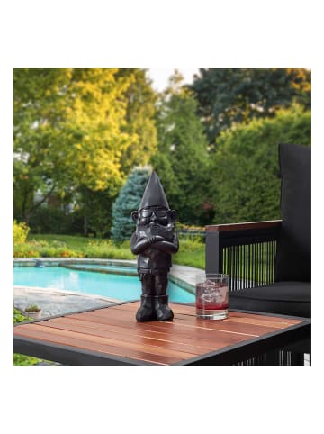 Garden Spirit Figurka dekoracyjna "Bad" w kolorze czarnym - wys. 33 cm