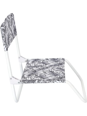 Garden Spirit Składane krzesło "Chaise" w kolorze czarno-białym - 52 x 37 x 50,5 cm