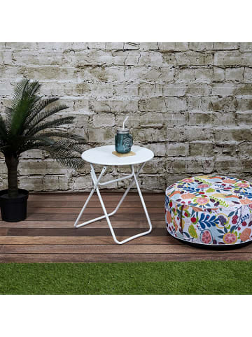 Garden Spirit Gartentisch in Weiß - (H)47 x Ø 42 cm