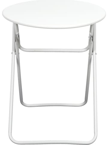 Garden Spirit Tuintafel wit - (H)47 x Ø 42 cm