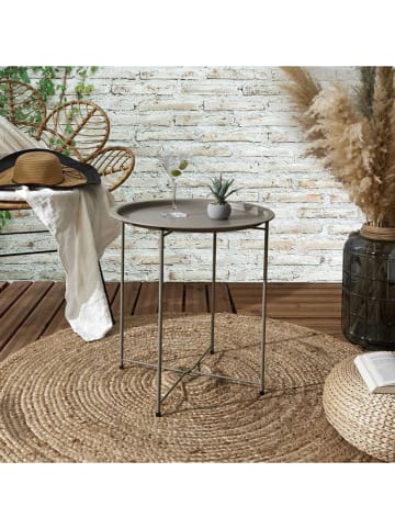 Garden Spirit Beistelltisch "Sienna" in Beige - (H)50 x Ø 47 cm