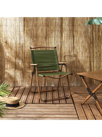 Garden Spirit Tuinstoel kaki - (B)55 x (H)77 x (D)63 cm