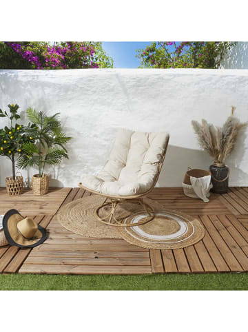 Garden Spirit Lounge-stoel crème - (B)74 x (H)88 x (D)96 cm