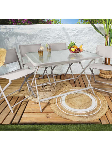 Garden Spirit Gartentisch ''Formantera'' in Beige - (B)110 x (H)75 x (T)70 cm