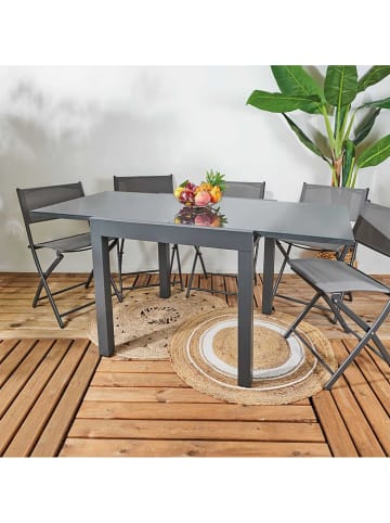 Garden Spirit Tuintafel "Haria" grijs - (B)80 x (H)75 x (D)80 cm