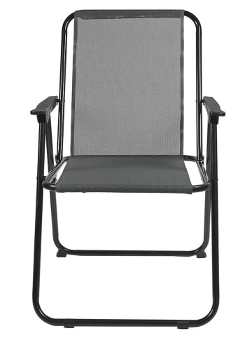 Garden Spirit Klapstoel "Pilante" antraciet - (B)51 x (H)75 x (D)60 cm